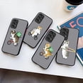 thumbnail image 2 of Case for Samsung Galaxy A73 A72 A71 A53 A52 A51 A50 A42 A32 A33 A30 A23 A21S A20S 5G 4G LITE Case Cute Cat Cartoon Illustration, 2 of 5
