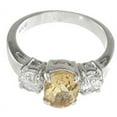 thumbnail image 3 of 925 Sterling Silver Genuine Citrine Engagement Rings for Women Make Great Birthday Gifts for Women, 3 of 5