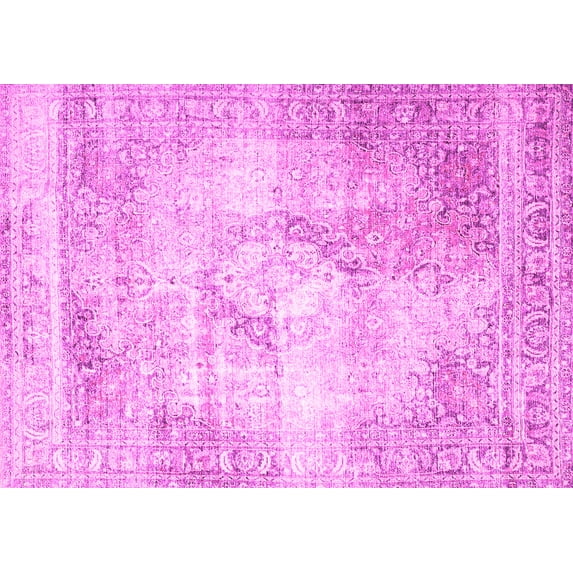 Ahgly Company Indoor Rectangle Persian Pink Traditional Area Rugs, 2' x 3'