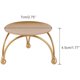 thumbnail image 3 of Plato de vela de pilar de hierro, estable y duradero para cualquier mesa, el hierro de alta calidad proporciona resistencia al óxido, juego de 3, perfecto para realzar la decoración del hogar con un, 3 of 7