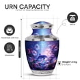 thumbnail image 2 of Yatskia Purple Dolphin Urn for Ashes for Women, Large Burial Urns for Human Ashes Adult Man, Mini Memorial Keepsake Urns for Adult Ash, (Tasty 10 Inch and 3 Inch), 2 of 8
