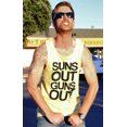 thumbnail image 3 of Mens Suns Out Guns Out Tank Funny Workout Tanks Hilarious Gym Shirt (Yellow) - S, 3 of 4