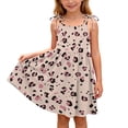 thumbnail image 2 of Rvasteizo Tween Dresses Print Sleeveless Round Neck Camisole Dress Leopard Print Strap Pocket Cake Skirt for Girls Summer Wear, 2 of 4