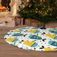 thumbnail image 6 of Yiaed Funny Boats Print Christmas Tree Skirt , Tree SkirtsTree Mat for Christmas Winter Holiday Indoor Decorations-36", 6 of 7
