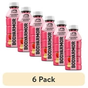 (6 pack) BODYARMOR Lyte Strawberry Banana Electrolyte Sports Drink Bottle, 16 fl oz