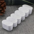 thumbnail image 4 of Matsuzay 6 unids/paquetes de filtros de agua no tejidos de ajuste Universal, tela de malla de filtro de carbón activado de carbón reutilizable Juegos de servir café y té, 4 of 6