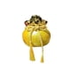 thumbnail image 3 of Figura de bolsa de la suerte de Feng Shui chino, adorno de resina para cuenco de tesoro, decoración de lujo para el hogar Amarillo, 3 of 9