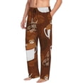 thumbnail image 2 of Daiia Sloths Need More Coffee Men's Sleep Pant with Pockets and Drawstring,Pajama Pants-Medium, 2 of 9