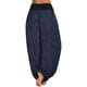 thumbnail image 3 of Pantalones de harén de pierna ancha para mujer Aladdin Boho Hippy Pantalones de yoga sueltos Tallas grandes-Azul marino-5XL Bolígrafo Bolígrafo Bolígrafo de papelería, 3 of 4