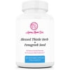 Fenugreek and Blessed Thistle Powder Lactation Blueberry Pomegranate Fruit Drink Mix for Breastfeeding Mothers - Nursing Supplement to Promote Healthy Breast Milk Supply Increase - 28 Servings