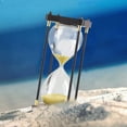 thumbnail image 5 of LEHOZIHEQ Glass Hourglass Timer, 30 Minutes Hourglass Sand Timer, for Ornament Decoration Xmas New Year Birthday Tea Coffee Table Book Shelf Hourglass Timer, 5 of 7