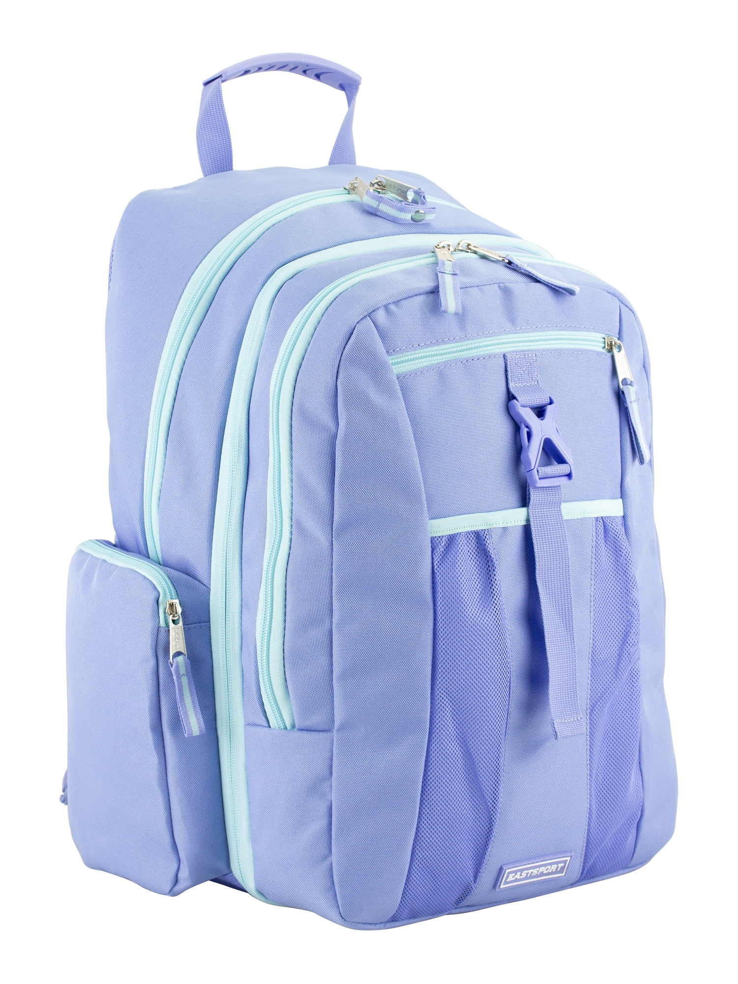 Eastsport Unisex 19" Premier Expandable Recycled Backpack, Peri Blue