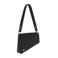 thumbnail image 2 of Triangular Geometric Under Arm Hobo Bag - PU Vegan leather - Black, 2 of 7