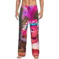 thumbnail image 1 of Pofeuu Trolls Band Together Print Men's Pajama Pants with Elastic Waistband and Drawstring, Soft and Breathable Lounge Sleep Pants with Side Pockets-Small, 1 of 6