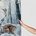 thumbnail image 3 of Orinice Deer Snowy Forest Trees Bathroom Decor Set with Hooks, Colorful Luxurious Graphic Print Polyester Fabric Shower Curtain, Washable, Chic Modern Design 69x72, 3 of 7