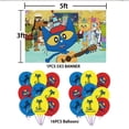 thumbnail image 5 of Pete the Cat Party Decorations Backdrop Banner Balloons Taspestry Wall Decor Background Poster Decor Supplies, 5 of 5