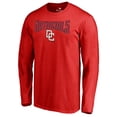thumbnail image 2 of Men's Red Washington Nationals Cooperstown Collection Wahconah Long Sleeve T-Shirt, 2 of 3