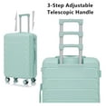thumbnail image 6 of SONGMY 3 Luggage Sets, ABS Hardshell Durable Lightweight Spinner Wheels with Combination Lock, 6 of 7