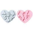 thumbnail image 1 of Molde de Cocina Molde para fondant, 2 uds., silicona para hacer rosquillas, magdalenas y magdalenas (azul + rosa), 1 of 9