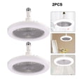 thumbnail image 1 of Kit 2 Piezas Lámpara Ventilador Techo Led 3 Velocidades Silencioso 30W, 1 of 4