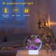 thumbnail image 1 of Lámpara USB Quicksand Night Light Touch Control remoto 3D Sandglass de mesa (Púrpura), 1 of 7