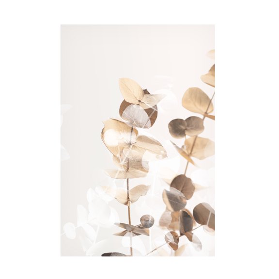 1x Studio III 'Eucalyptus Creative Gold 01' Canvas Art