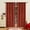 Red, variant on Lunxisen 2 Pcs Christmas Curtains for Living Room Grommet Snowflakes Decorations Printed Room Window Drapes(53*84in)