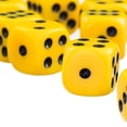thumbnail image 3 of 50 dados opacos de seis caras con puntos, juego de 50 dados D6 para juegos de rol D&amp;D, 12 mm, 7 colores, 3 of 7