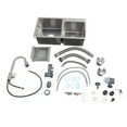 thumbnail image 2 of Kitchen Sink Kit, Double Bowl Drop in Kitchen Sink Kit Soap Dispenser  for Home Use, 2 of 7