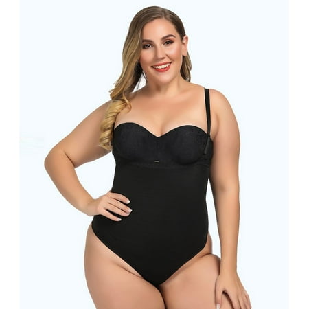 

Slimming Plus Size Bodysuit Body Shapewear High Waist Thong Shaper
