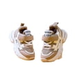 thumbnail image 5 of Cushioned Outdoor Play Footwear For Boys Girls Kids Breathable Mesh Hook & Loop Non Slip Platform Sneakers Brown 29, 5 of 6