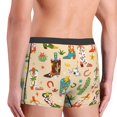 thumbnail image 3 of KLL Groovy American Western Footwear Men's Cotton Boxer Briefs Underwear-Medium, 3 of 8