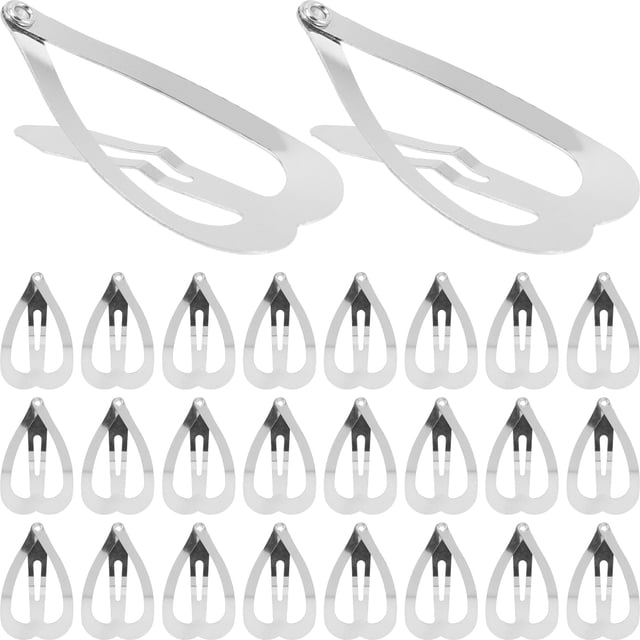 100 piezas de pinzas para el cabello con forma de corazón, horquillas para el cabello con forma de corazón, pasadores para el cabello para niñas, pinzas decorativas para el cabello