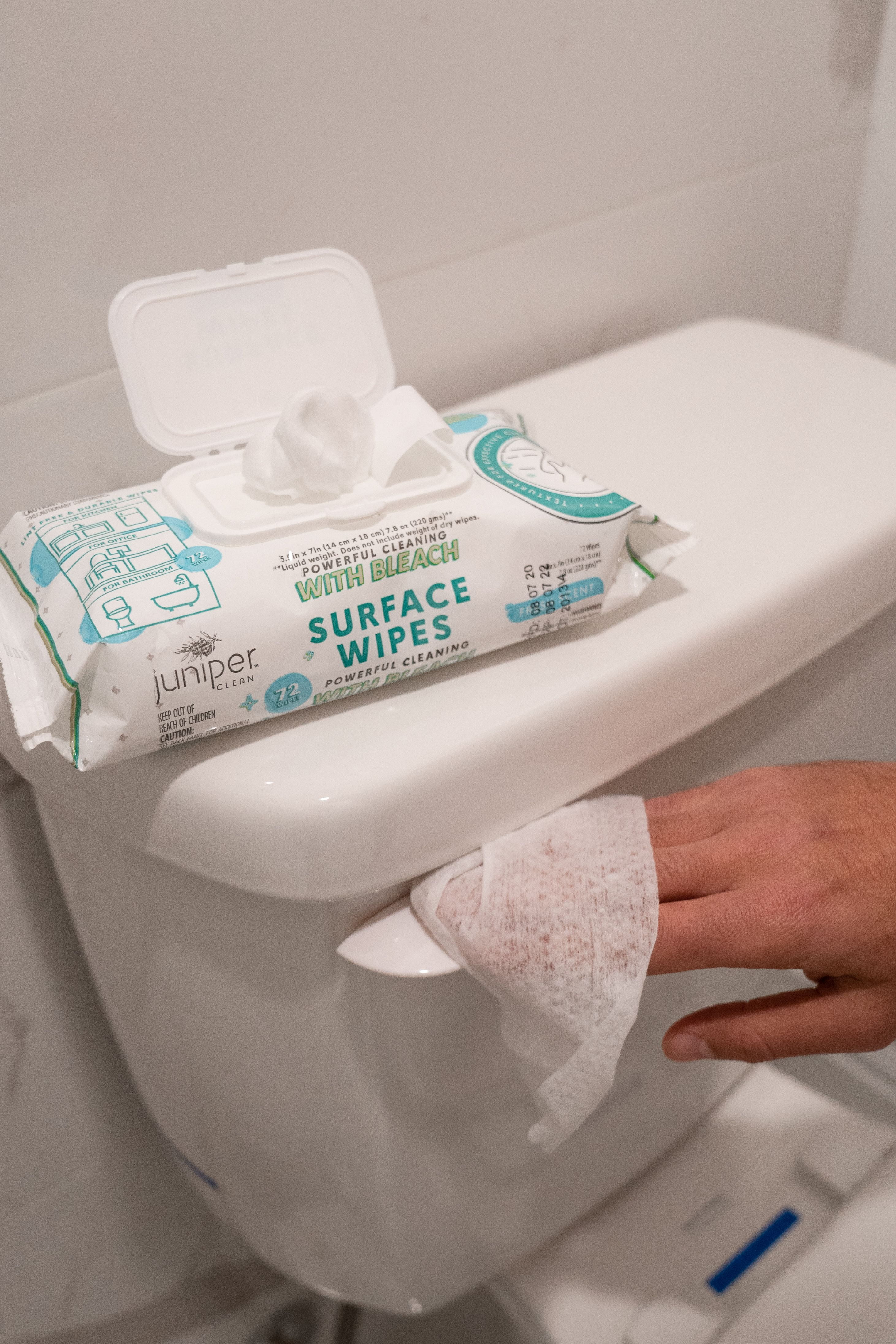 Buy Juniper Clean Surface Cleaning Wipes With BLEACH, AllPurpose