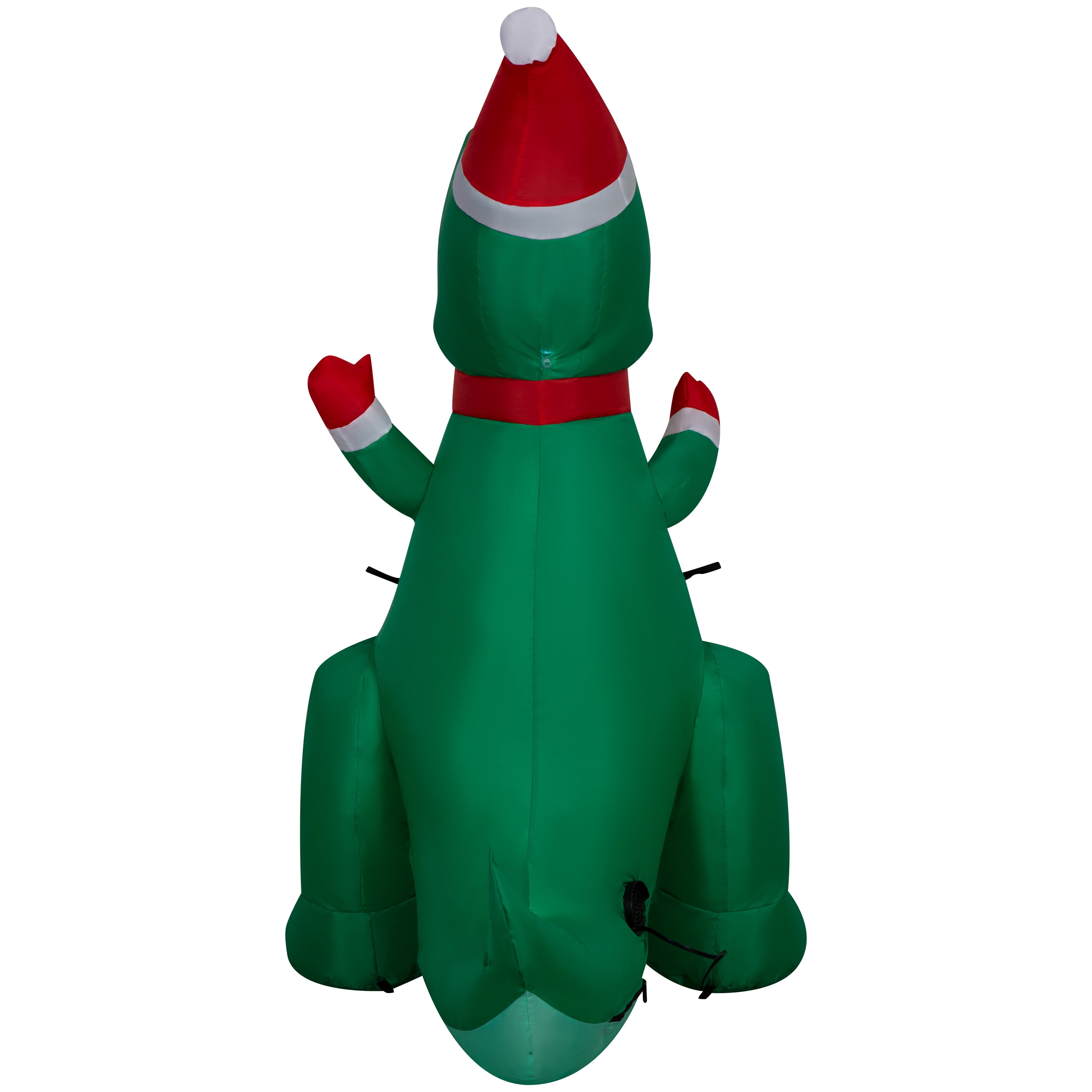 4 ft T-Rex Christmas Airblown Yard Inflatable, Multicolor, by Holiday Time