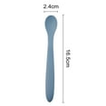 thumbnail image 5 of Baby Spoon, First Stage Silicone Baby Feeding Spoons, Soft Tip Feeding Baby Utensils, Baby Led Weaning Supplies Training Spoons, Dishwasher and Boil Safe, 5 of 8