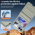 thumbnail image 3 of Oupeigar para Motorola Razr 2026/2025/2024 Funda de Smartphone Tipo Armadura, Protector de Pantalla Integrado y Protección de Bisagra a Prueba de Golpes Funda de Smartphone Todo Incluido-titanio, 3 of 8