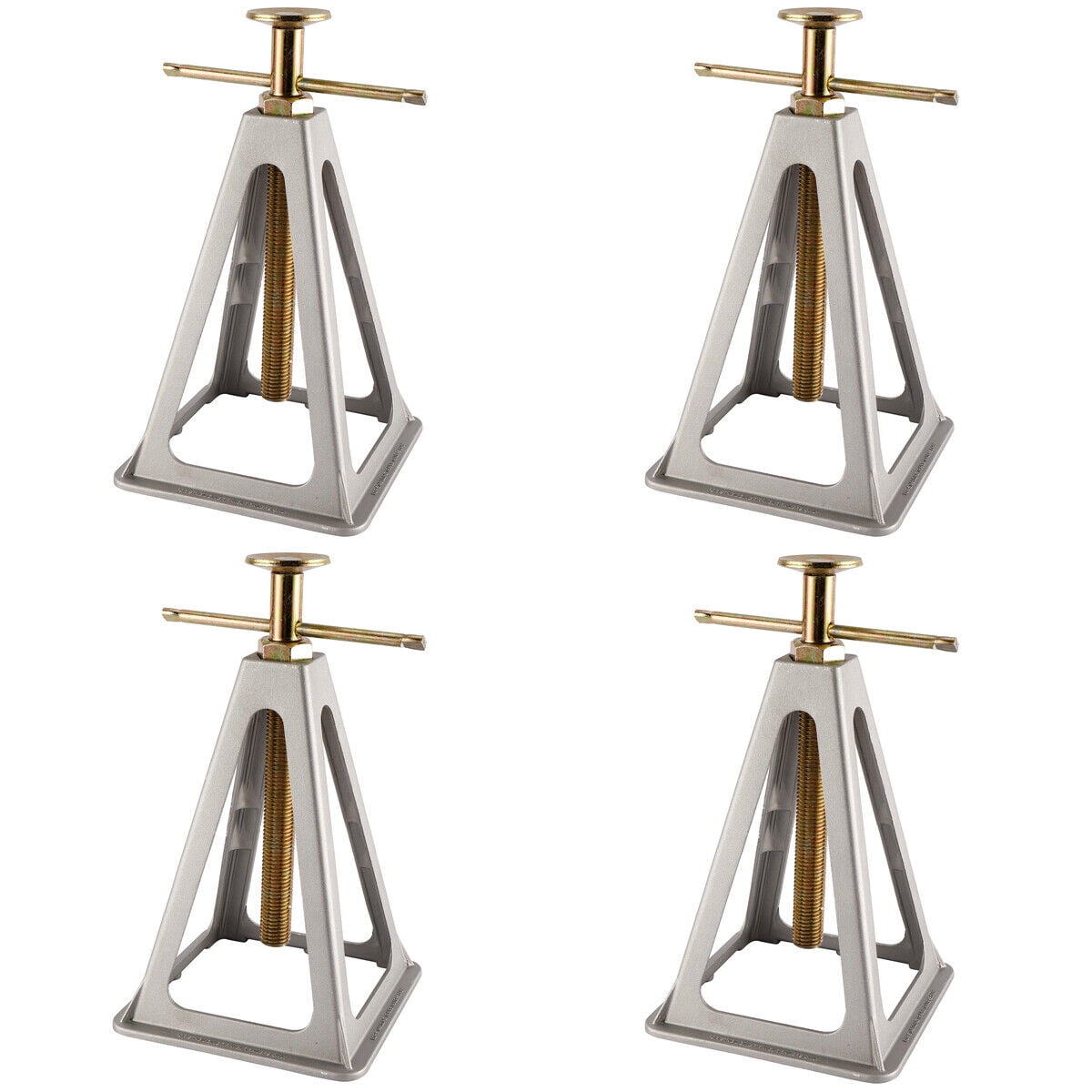 4 Pack RV Stack Jacks Trailer Stabilizer Travel Camper Leveling Jack