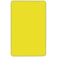 thumbnail image 3 of BizChair Mobile 24''W x 48''L Rectangular Yellow HP Laminate Activity Table - Standard Height Adjustable Legs, 3 of 3