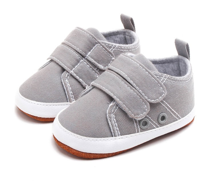 Baby Boys Girls Canvas Shoes Anti-Slip Sole Casual Sneakers Toddler ...