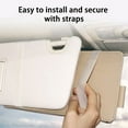 thumbnail image 5 of Car Visor Organizer, Zippered Card and Glasses Holder, Mobile Phone ID Storage, Car Blocker Storage Bag for Organizing Car Interior, 5 of 6