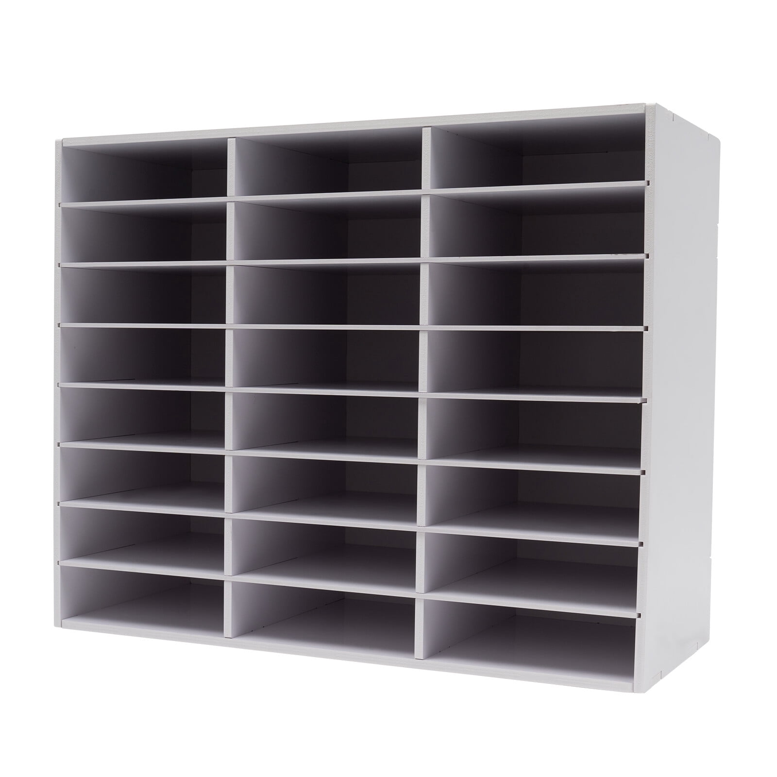 24 Compartments Literature Organizer File Sorter Paper Storage Holder Office  Used to Organize Student Assignments, Books, Magazines, Files.