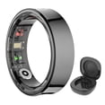 thumbnail image 1 of Monitor Temperatura Corporal Y Sueño Rastreador Aptitud Física R09 Ring Contrería Cardíaca Oxígeno Monitoreo Del Con Estuche Carga para Hombres Mujeres El, 1 of 9