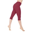 thumbnail image 2 of Kelon Yoga Pants, Yoga Shorts for Women, High Waisted Athletic Running Workout Gym Shorts Tummy Contro, L, 2 of 5