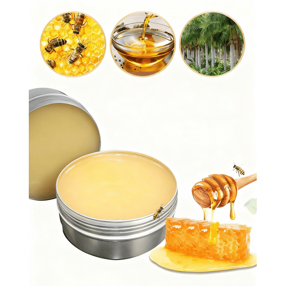 Beeswax Paste Wood Finish & Polish Cutting Board Sealer,Aluminum box Wood Wax Polish,100g Paste Wax for Wood Polish Furniture,Furniture Polish for Wooden Floors,Cabinets,Tables,Doors