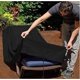 thumbnail image 3 of 1 funda para silla de ocio (negra, 200 x 70 x 40 x 68 cm), funda impermeable para silla de ocio para jardín, funda protectora para silla de playa a prueba de polvo para exteriores, negra, 3 of 5