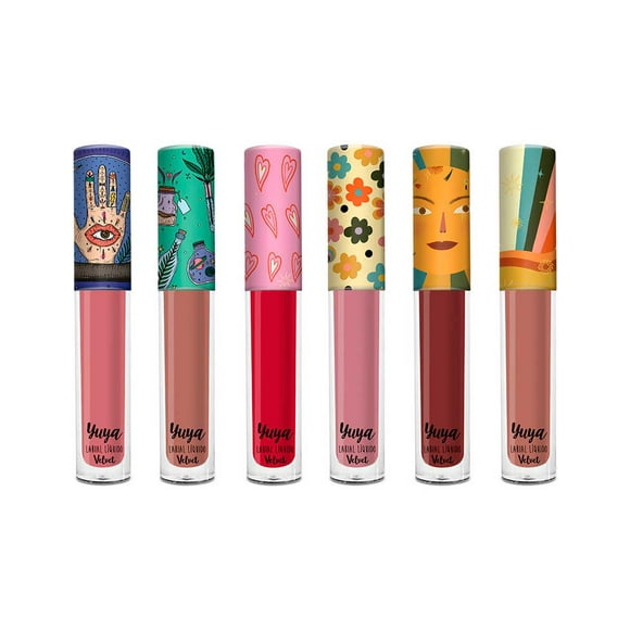 Yuya Paquete 6 Labiales Velvet