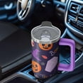 thumbnail image 5 of Halloween Trick or Treat Ghost 30 Oz Tumbler with Handle and Straw, Cute Spooky Cup, Holiday Gift, 5 of 5