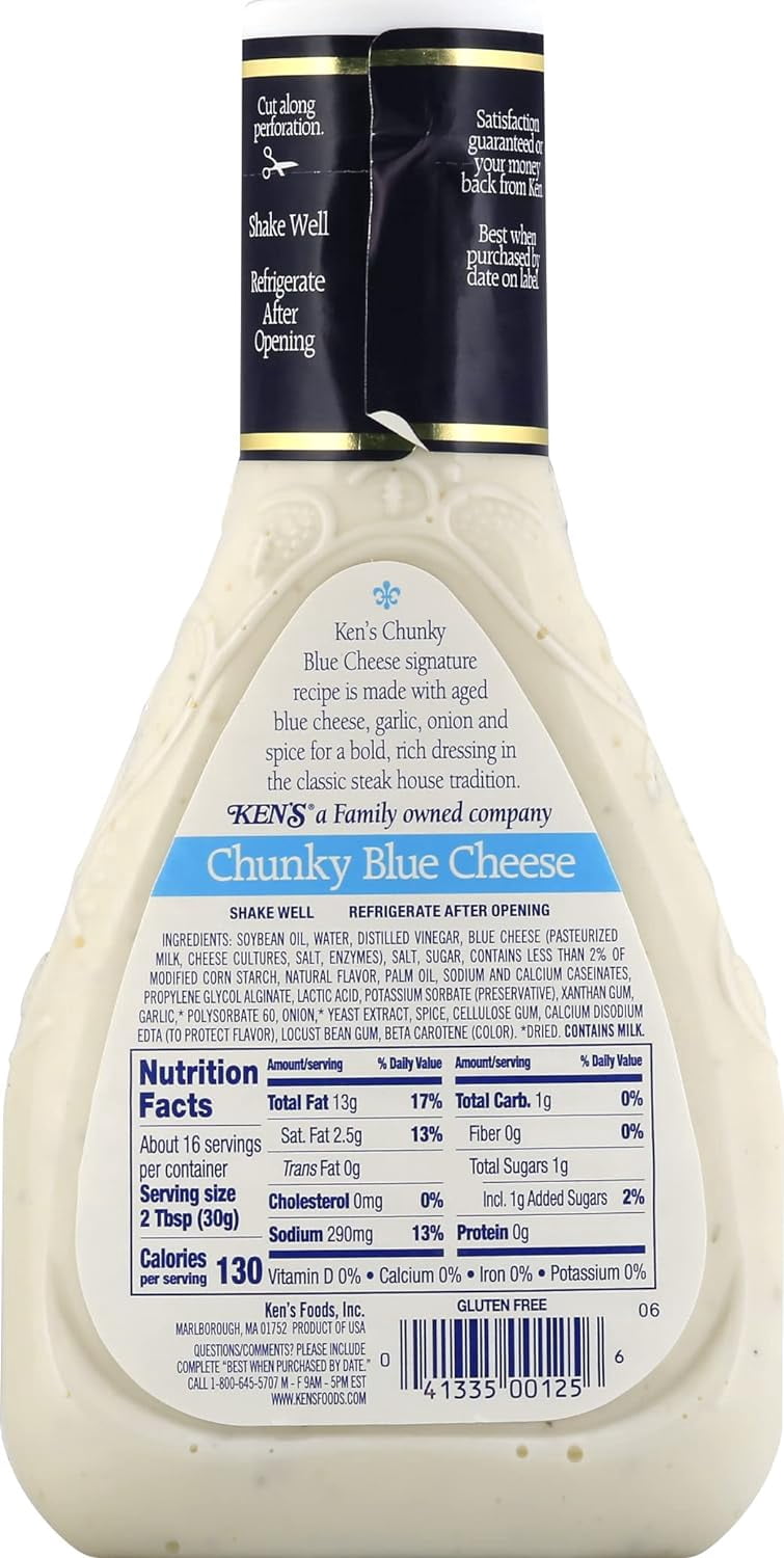 ken's steak house chunky blue cheese dressing Chunky Bleu Cheese Dressing
