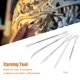 thumbnail image 3 of Easy To Use Practical Multipurpose Carving Tool, Clay Tool, Sculpture Art Projects Other Craft Projects For Clay ANGGREK Pottery Tool, 3 of 8